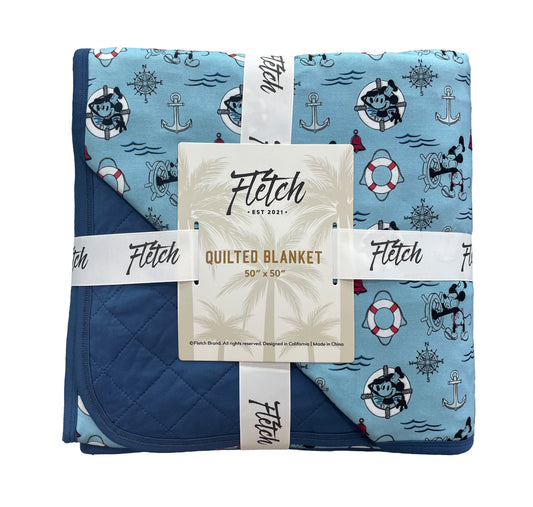 Oh Buoy! Quilted Blanket