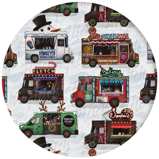 Festive Food Trucks Adult Joggers