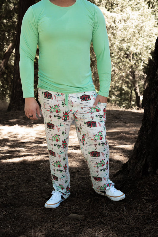 North Pole Adult Unisex Pajama Pants