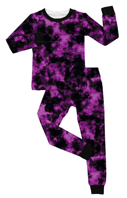 To Dye For (Purple)  2 Piece Pajama Set *