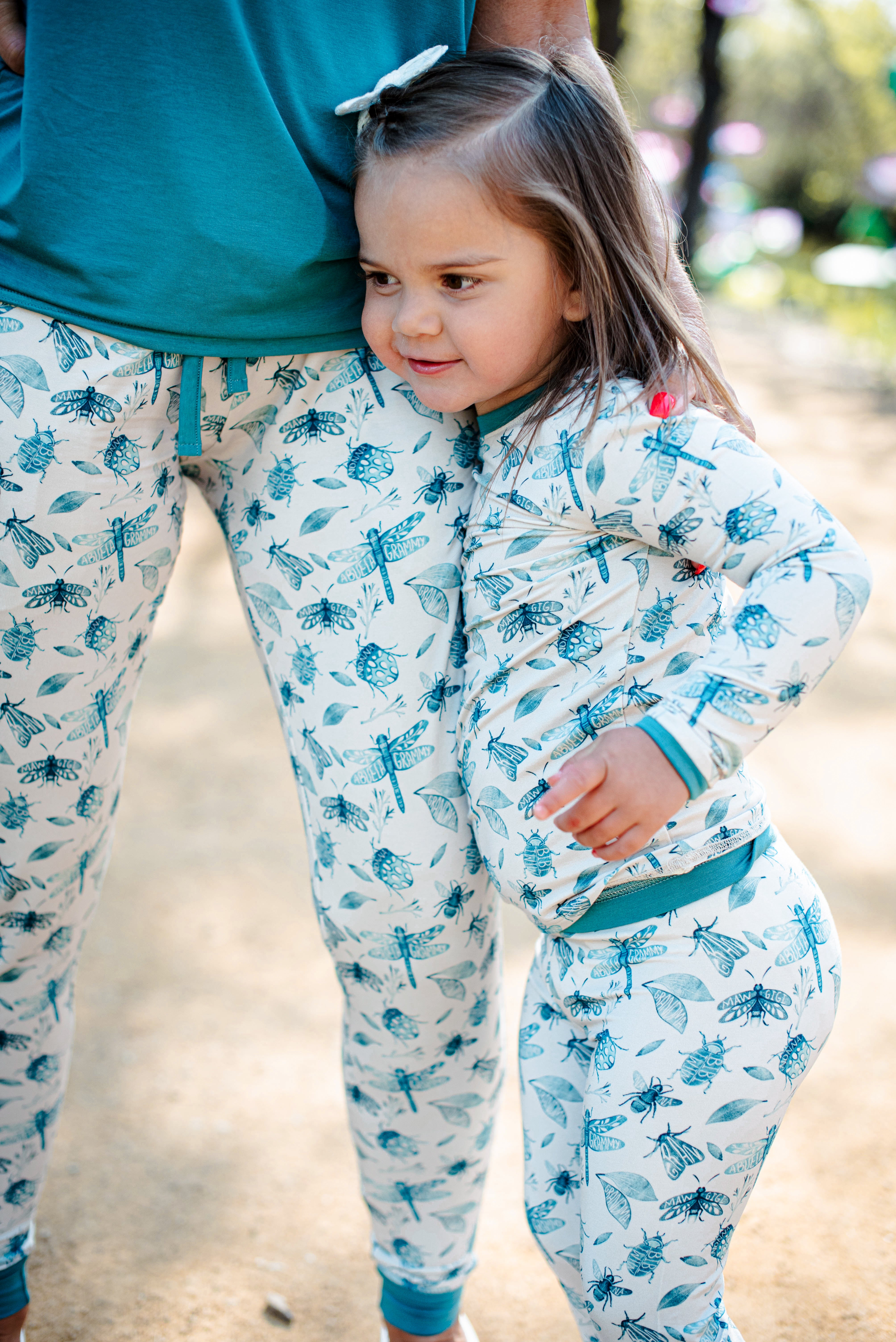 Fletch brand bamboo tough high quality love teal snoozer 6-12 months