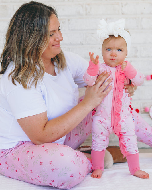 Pretty Peppermint Ruffle Snoozer *OCTOBER PREORDER*