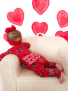 Fairytale Kind of Love Ruffle Footie Snoozer