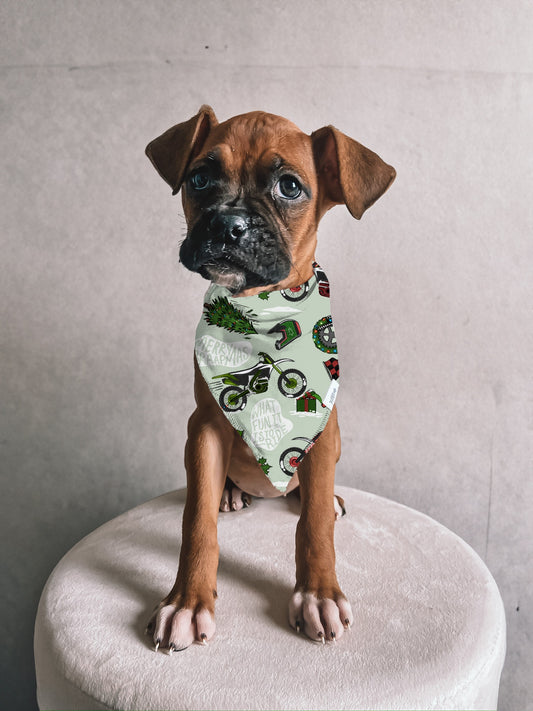 Merry Braapmas Dog Bandana