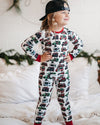 Festive Food Trucks 2 Piece Pajama Set