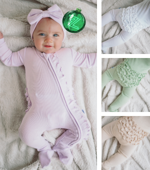 Solid Ruffle Snoozer 2 Piece Bundle